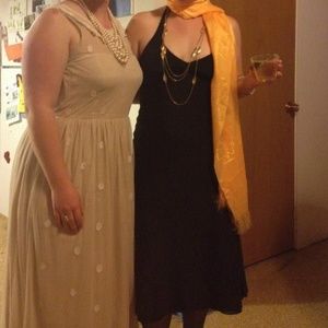 *SOLD* Vintage J Crew Caroline Silk Halter Dress